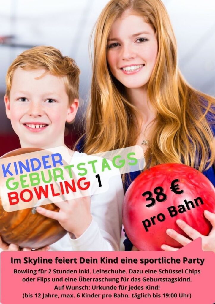 Kinder Geburtstags Bowling Paket 1